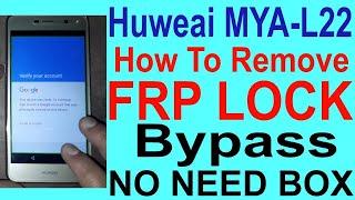 Huawei Mya L22 Frp Unlock/Bypass Google Account Lock New Method #APNATECHFRP
