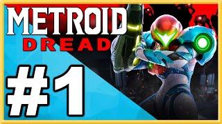 Metroid Dread WALKTHROUGH PLAYTHROUGH LET'S PLAY GAMEPLAY - Part 1 (Switch)
