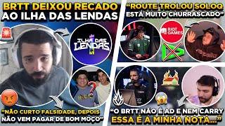 LOUD CHURRASCOU O ROUTE ? BRTT LIGA PARA AS CRÍTICAS  DO IDL ? MINERVA DETONOU BRTT e FOI COBRADO