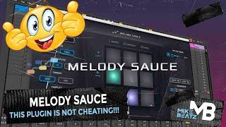 THIS PLUGIN IS NOT CHEATING! It's AMAZING! Melody Sauce VST Review/ @MikeBeatz_com x Noise Plug