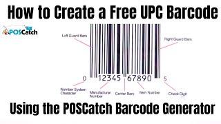 How to Create a Free UPC Barcode Using the POSCatch Barcode Generator