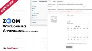 Zoom for Woocommerce Appointments