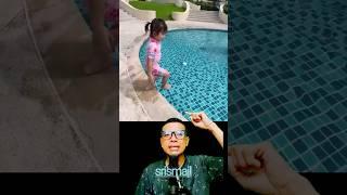 cara bocil liburan di kolam renang#shorts #shortvideo