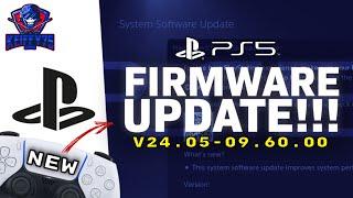 PS5 System Software Update (Version 24.05-09.60.00)
