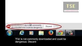 File is not commonly downloaded and could be dangerous Chrome Warning