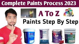 Home Paint Complete Tutorial | Wall Painting