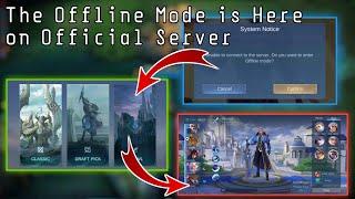 The OFFLINE MODE is HERE| The UI interface and experience | MLBB