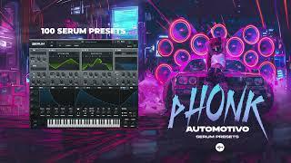 Phonk Automotivo Vol.1 | 100 Serum Presets for Phonk, Brazilian Phonk, Car Sounds +