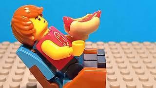 Funny dog in lego / lego stop motion animation