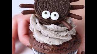 Spooky Oreo Spider Cupcakes