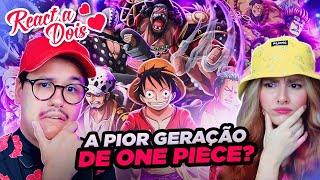 SuperNovas Trap ️ (One Piece) | PIOR GERAÇÃO - PeJota | React a Dois