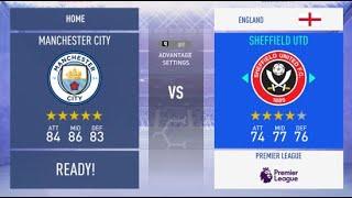 FIFA MCI vs SHE #EASPORT #MCI #SHE #FIFA14 #FIFA19 #Gameplay #EFLCUP #EFL #BPL #FIFA