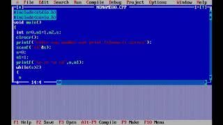 C program to generate Fibonacci series using while loop|| Fibonacci series ||| C program.