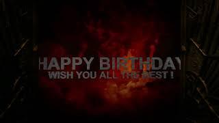 HAPPY BIRTHDAY | LIONSGATE HORROR INTRO VERSION | FREE TO USE!!!