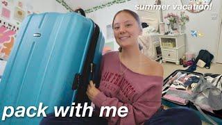 pack with me for summer vacation!