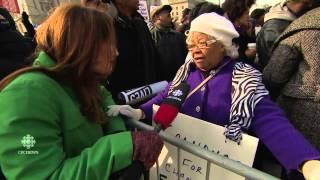 Grandma protests police killings RAW