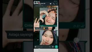 PRANK CHAT PAKE LAGU BENTUK CINTA COVER TIKTOK  BAPER