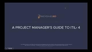 A Project Manager’s Guide to ITIL 4 | Beyond20