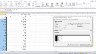 How to split Comma separated values in Excel