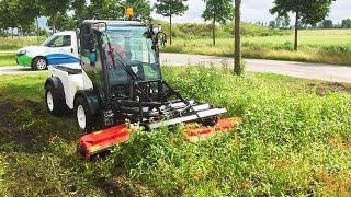 Multihog CX Tractor & Double Flail Mower