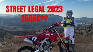 CRF 250RX STREET LEGAL KIT INSTALL (DIRT SCOOT DESIGNS)