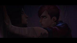 Arcane Arc II |  Vi and Caitlyn: "You're hot, cupcake" full scene | - League of Legends in HD