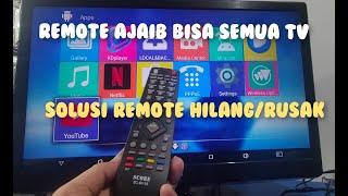 cara mudah setting remot tv universal serbaguna