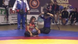 EGC2016 - GRAPPLING 58KG - ANAIANSI (ESP) vs ZHAMAKOCHIAN (RUS)