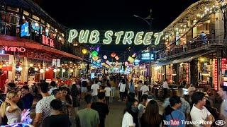 Pub Street, Siem Reap, Cambodia (2024) (4K) WALKING TOUR