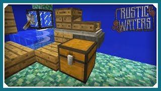 Rustic Waters Seablock Modpack | Sluice Box & Water Pump! | E02 | (Minecraft 1.12 Modpack)