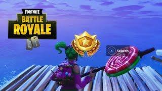 Get FREE Battle Pass Tier Week 5 Hidden Battlestar Location (Secret blockbuster #5)