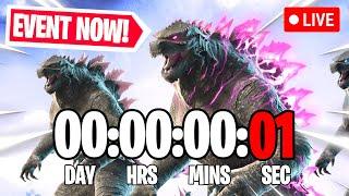 FORTNITE GODZILLA X KONG EVENT COUNTDOWN LIVE  24/7 & In-game Event Right Now!