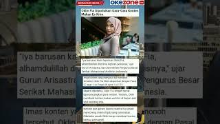 Oklin Fia Dipolisikan Gegara Jilat Es Krim #artist #viral #oklinfia #eskrim #hijab #netizen