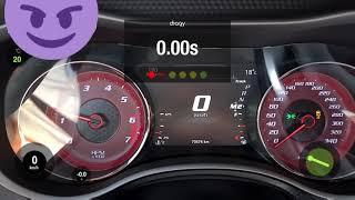 hellcat top speed with dragy