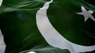 Realistic Pakistan Flag 3d animation loop | Copyright free Pakistani Falg | Green screen video