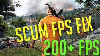 SCUM FPS/LAG FIX [2018]