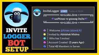 Setup Invite Logger Bot | Invite Manager Not Working | Alternative of Invite Manager | 2021