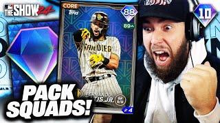 MASSIVE 100+ Point Game! CLUTCH Diamond Pulls! Pack Squads #10 MLB The Show 24!