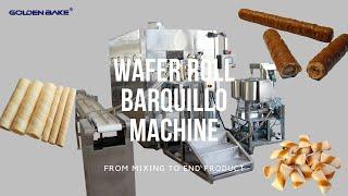 Wafer roll, Barquillo, Egg roll Making Machine