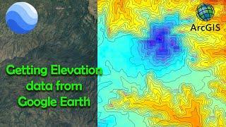 How to create  DEM from Google Earth Pro|@gistube1896istube1896