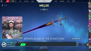 Hiko react on new RUINATION melee skins sword