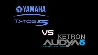 YAMAHA TYROS 5 vs KETRON AUDYA 5. GM COMPARISON. (no styles) Part 3 of 5