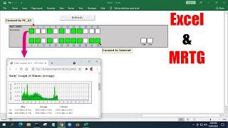 How to monitor the traffic of all switch ports on Excel