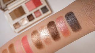 Natasha Denona Hy-per Natural Face Palette Finger & Brush Live Swatches