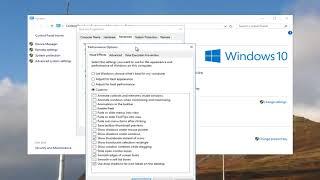 Windows 10 - Optimize Performance Using Virtual Memory