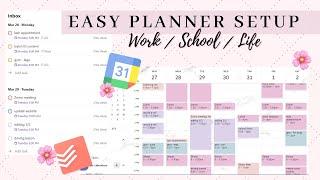 Create The Perfect Weekly Planning System with Google Calendar & Todoist