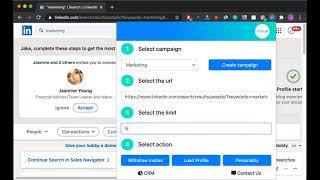 How To Use Linkedin: Setting Up Your First Campaign With Sync Up Automation Extension