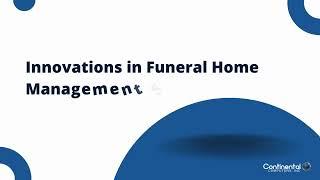 Innovations in Funeral Home Management Software | Continental Computers