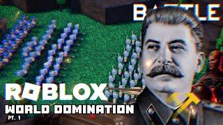 WORLD DOMINATION IN ROBLOX PT.1 |Medieval Rts