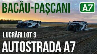 AUTOSTRADA A7 Bacau-Pascani lot 3 | Lucrari 29.10.2024 | Nod turbion A7/A8